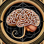 Unraveling Patterns in Sound and Vision**
An intricate visual representation of the human mind perceiving hidden patterns. Intertwined musical notes and abstract lines form complex, yet harmonious structures. A stylized brain or eye is at the center, surrounded by elements that click into place, revealing underlying order. Incorporate subtle geometric patterns inspired by traditional Malay art. High detail, conceptual art, bright illumination, digital painting.

**